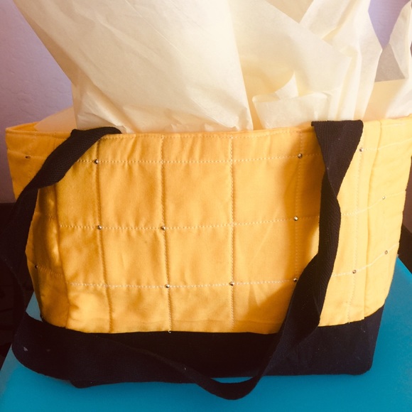 F.P embroidered cloth tote bag,13”width,7”length - Picture 4 of 6